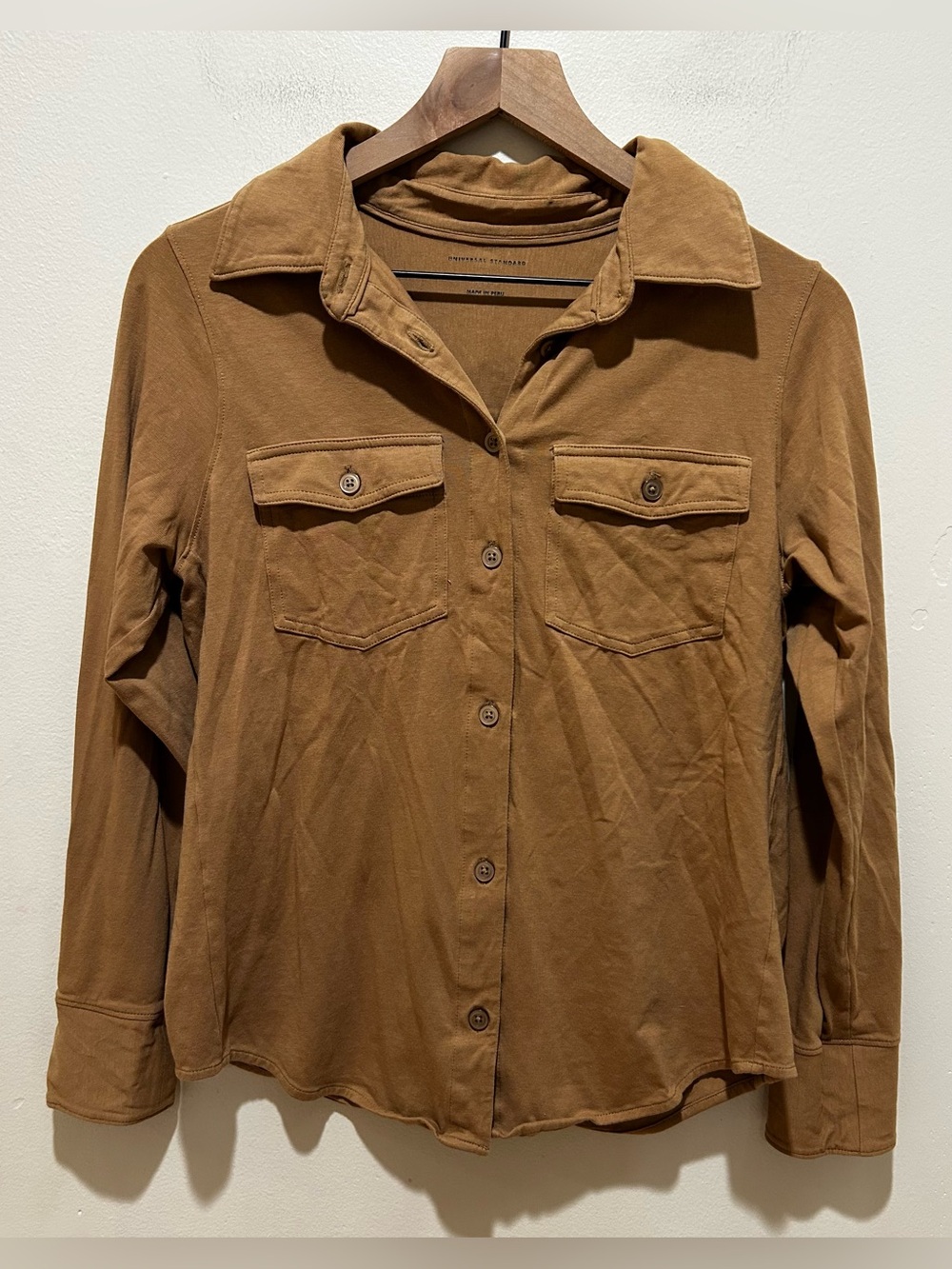 Universal Standard Long Sleeve Button Up Front Collared Shirt - Women’s Size XS